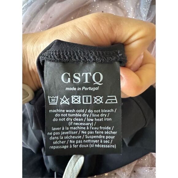 GSTQ L black mesh tee shirt - Picture 4 of 4